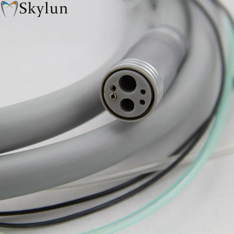 SKYLUN 5PCS Dental 6 holes silicone Fiber Optic tubing Hose high speed handpiece tube pipe with connector SL1127