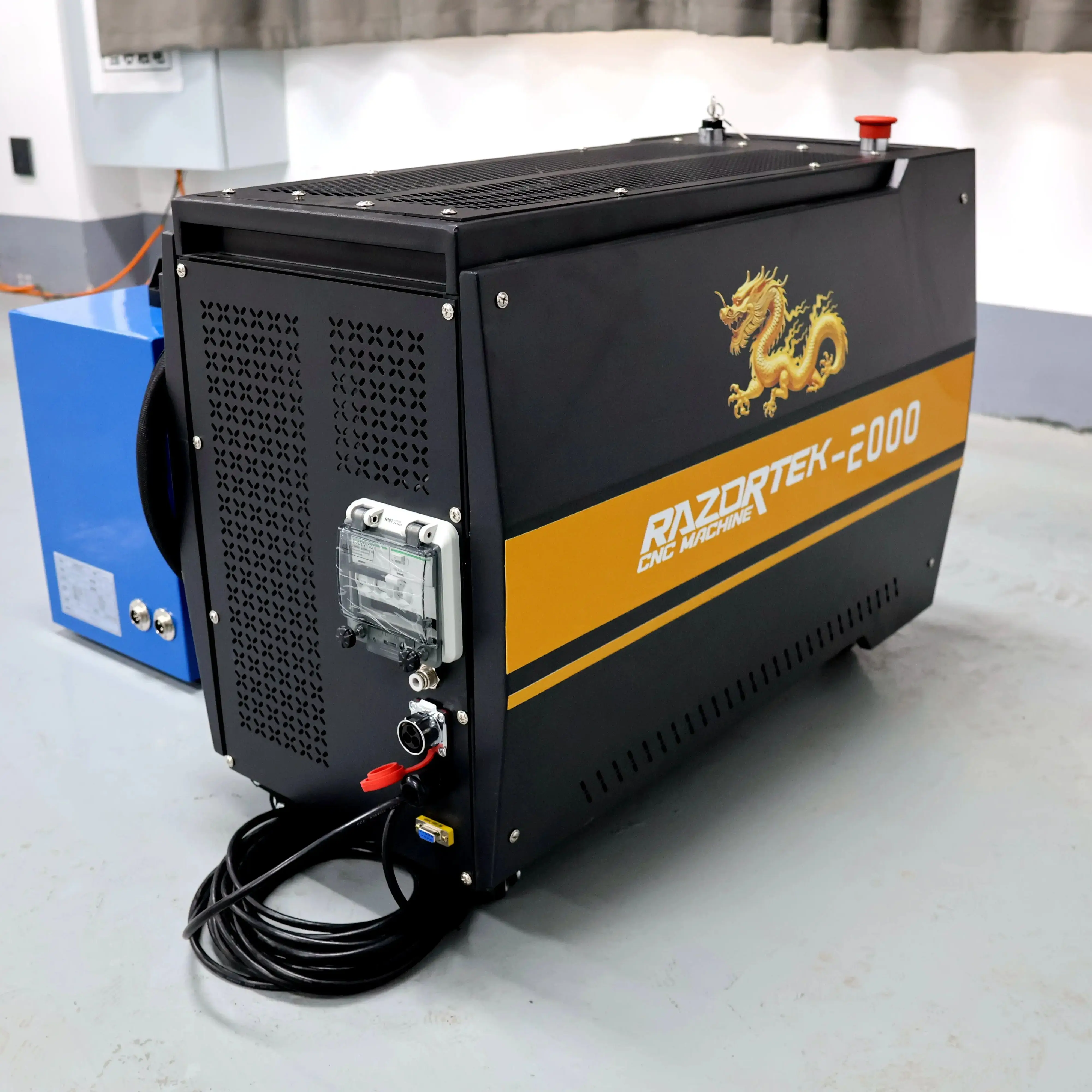 2000W Portable Air Cooled Laser Welding Cleaning Machine 4-in-1 Fiber Laser Welder Cleaner Cutter RZ2000H