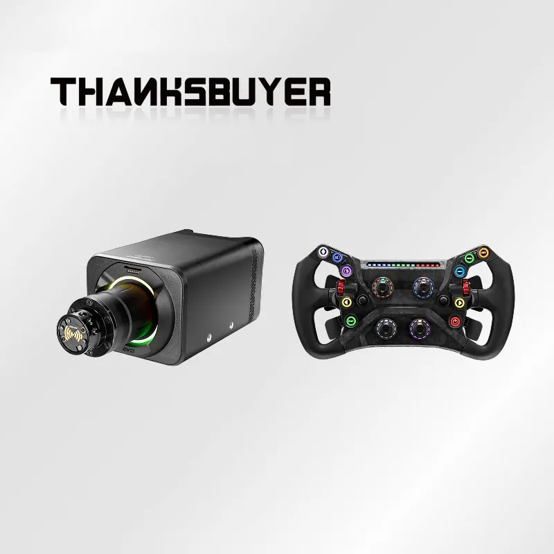 

Simagic Alpha Evo 12Nm Direct Drive Wheel Base + 11.8" GT NEO Steering Wheel with 2 Clutch Paddles