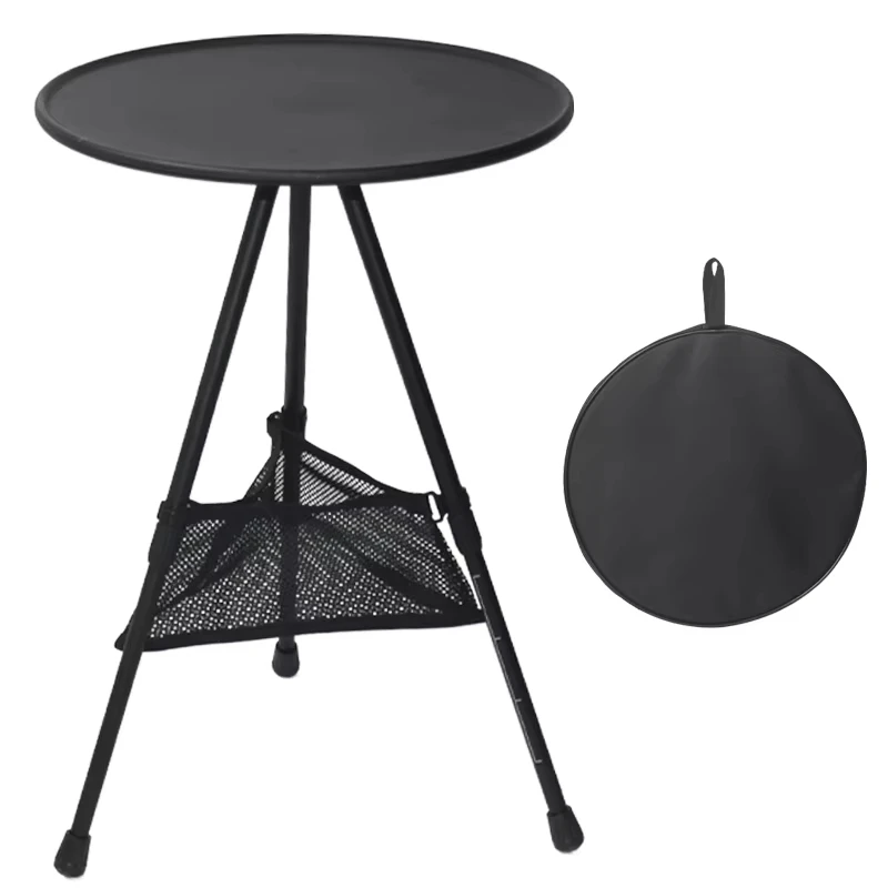 

Lightweight Modern Design Foldable Outdoor Table Durable Metal Picnic & Camping Furniture Portable for Beach Fishing