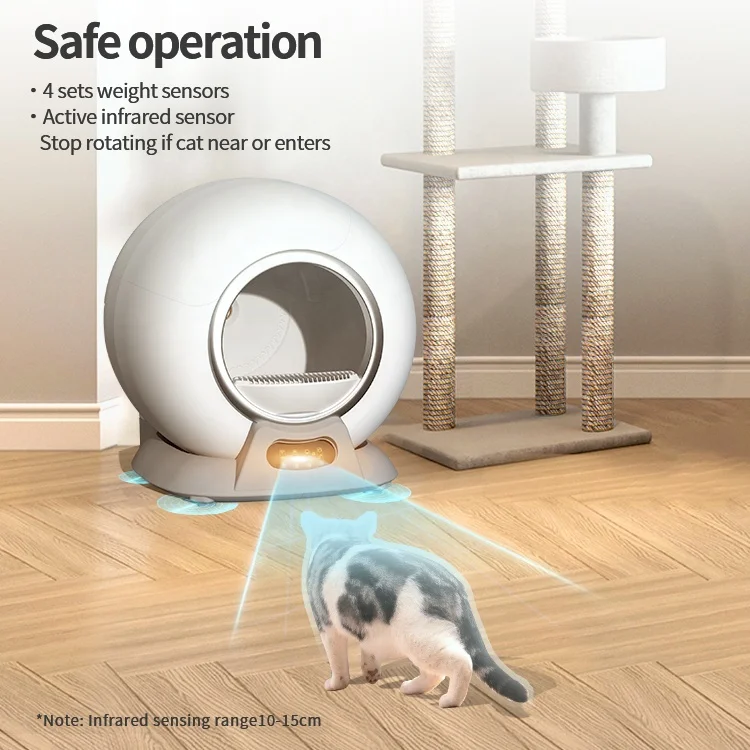 

Smart Self Cleaning Cat Liter Box Automatic Electric Sandbox for Cats