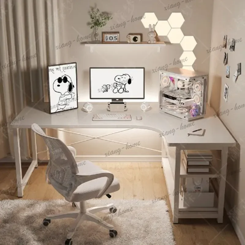Lounge Creative Office Desk Computer Modern Gaming Universal Irregular Office Desk Vintage Mesas Escritorio