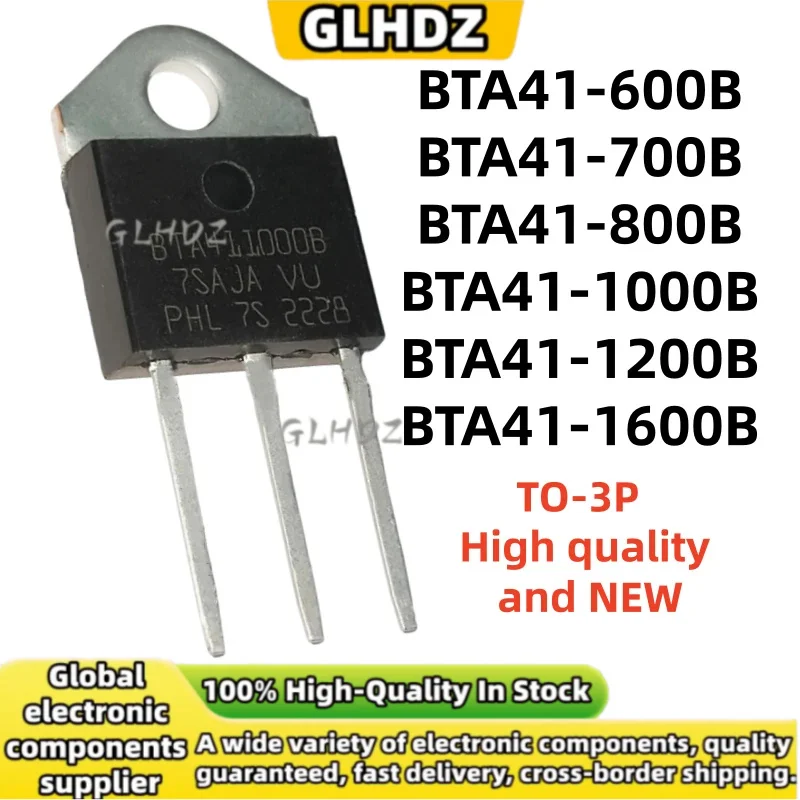 TO-3P 5PCS BTA41-600B BTA41-700B BTA41-800B BTA41-1000B BTA41-1200B BTA41-1600B nuevo en stock