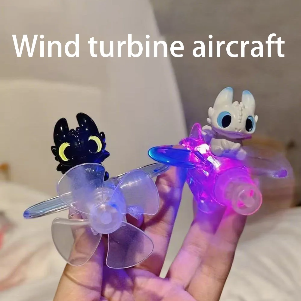 

For Motorcycle & Car Electric LED Colorful Lights Rotatable Airplane Wind-Powered Airplane Decor Motorcycle Bikes Bicycle Decor