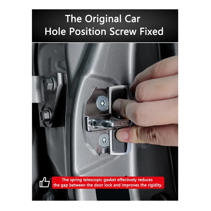Klamra stabilizatora drzwi samochodu TRD do Honda Civic Accord CRV Odyssey HRV drzwi zabezpieczenie zamka zatrzaski osłony korka