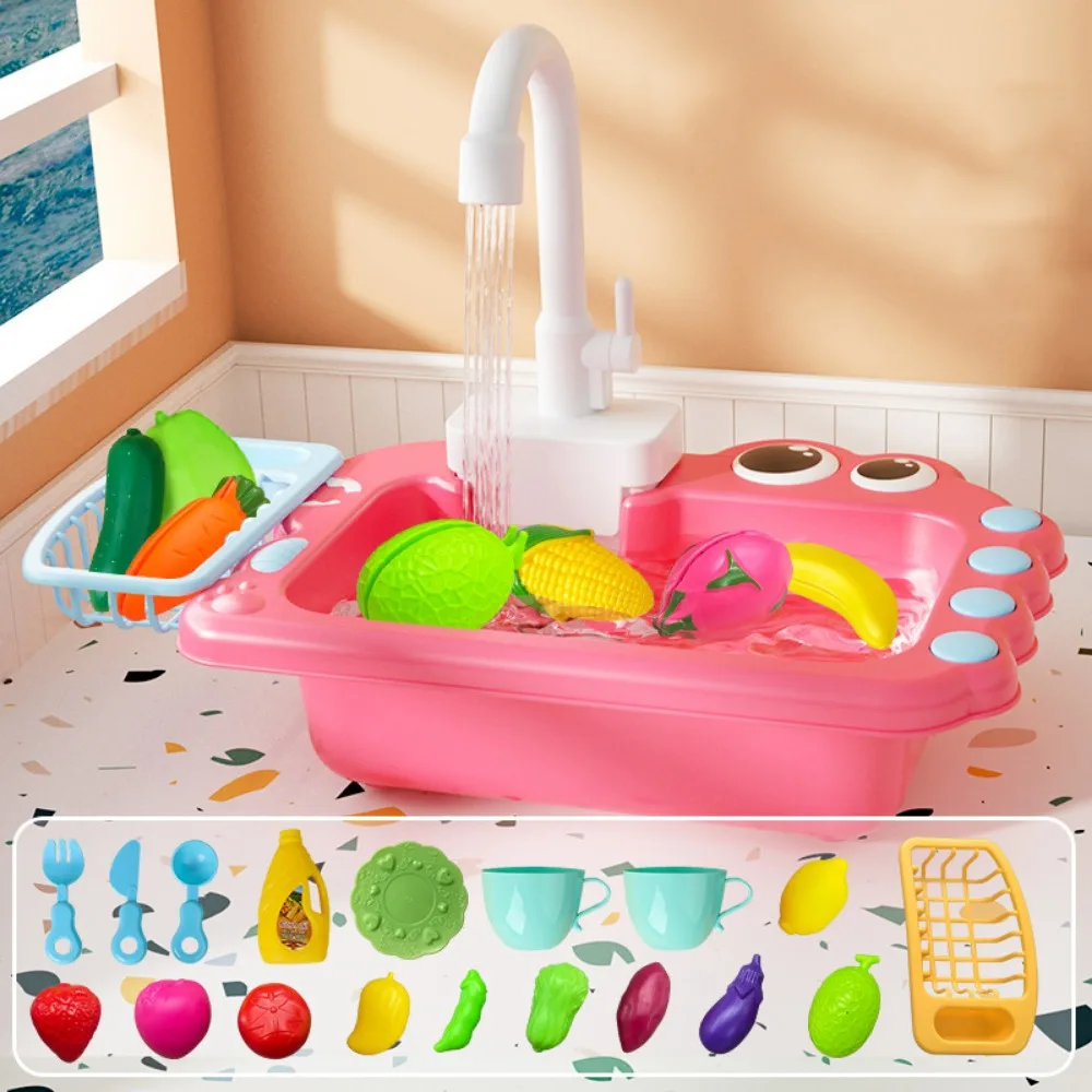 Pretend Play Kitchen Sink Toy Universal Simulation Faucet Replacement Toy Plastic Gift Sink Faucet Play Tap Children