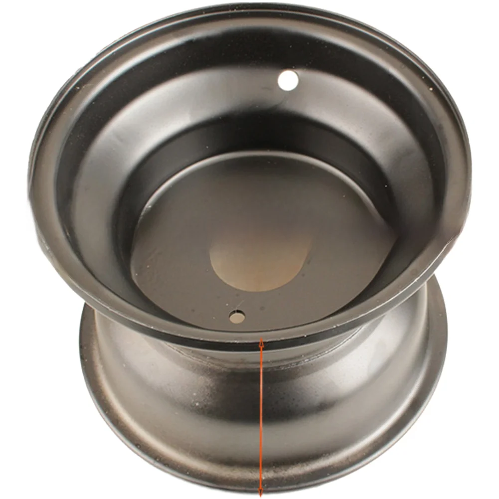 Black 8 Inch Steel Wheel for ATV and Go Kart 3 Hole Bolt Pattern 19x7 8 18x9 50 8 Fits Front Rear 22 8 14 7 8cm Dimension