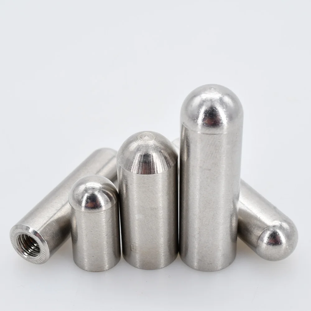 M3 M4 M5 M6 304 Stainless Steel Round Head Guide Pillar Cylindrical /Internal Thread Perforated / Locat Pin Locking Rod Fastener