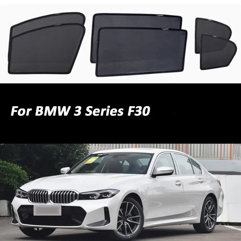 

For BMW 3 Series F30 2015-2018 Car Window SunShade Shield Front Windshield Rear Side Window Curtain Heat Insulation Sunshade