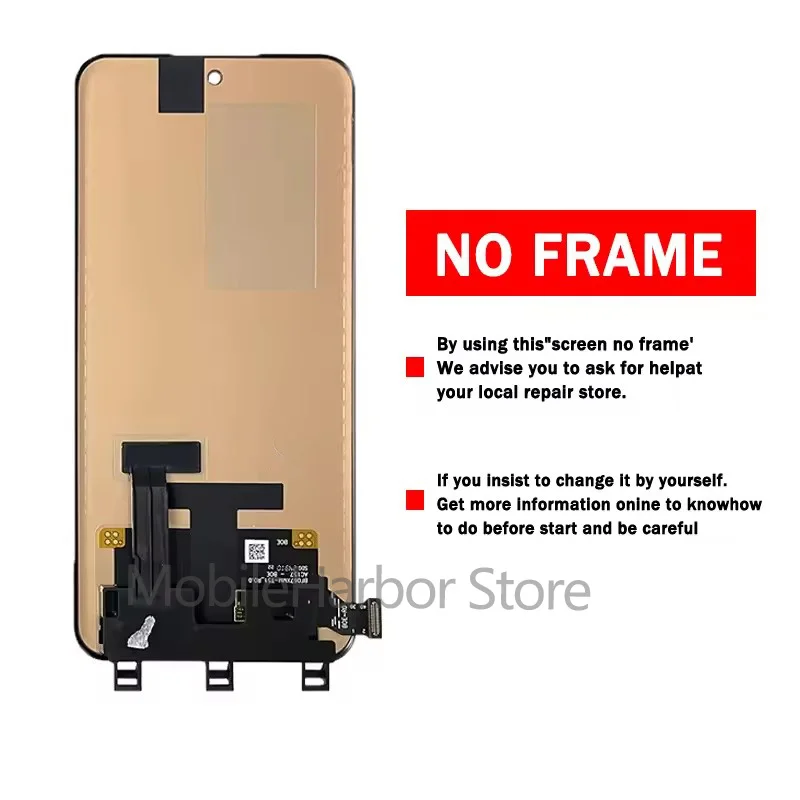 OEM AMOLED For Oppo Reno 12/12 Pro (China) LCD Display Touch Screen CPH2625 ,CPH2629 ,PJW110 PJV110 Display Digitizer with Frame