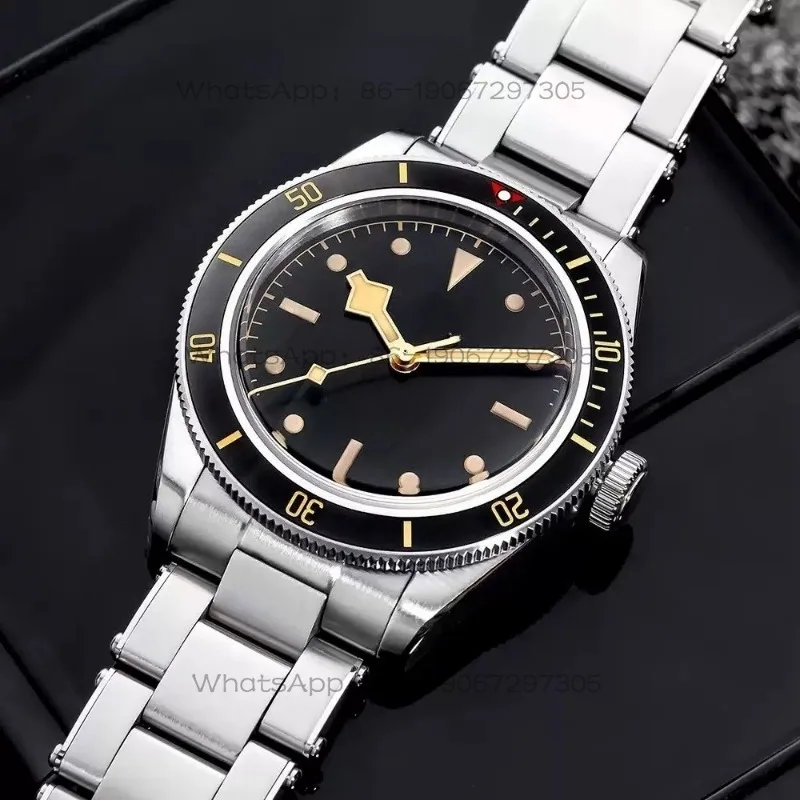 Automatic mechanical movement 316L stainless steel men's waterproof fashion simple watch for boyfriend gift