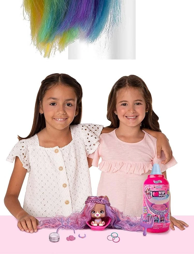 Ich liebe Vip Pets Surprise Hair Reveal Reborn Doll Surprise Tress Langes Haar-Styling für Puppen mit Haaren für Frisuren Spielzeugpuppe – Detail 18