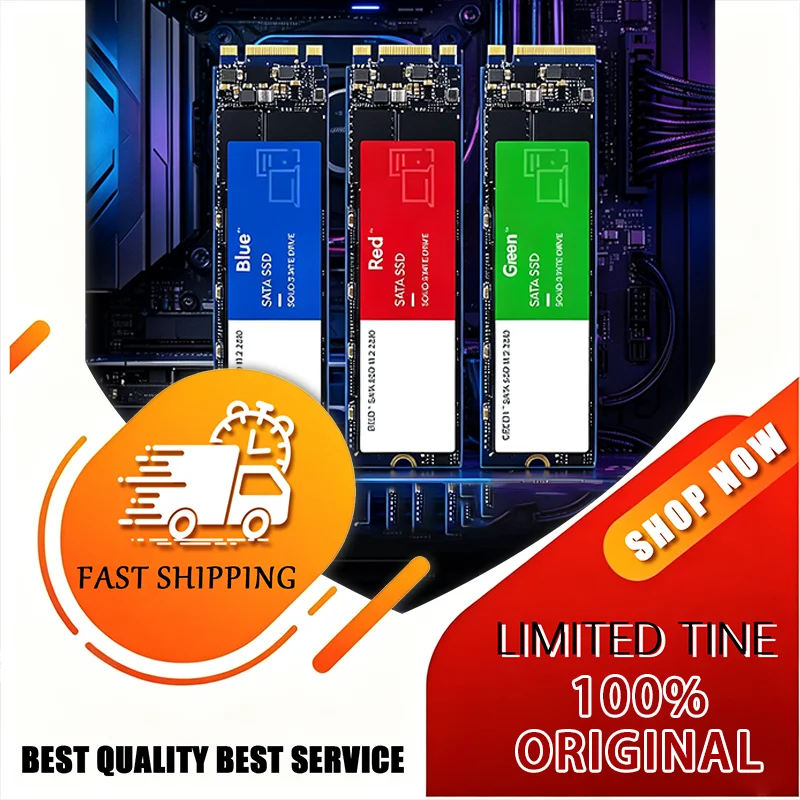 Original SATA 2280 M2 SSD New Solid State Drive High Speed Hard Drive 500GB 1TB 2TB High-Speed Internal Storage Upgrade