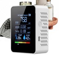 Air Quality Detector Portable Air Detector Portable Clear Display Accurate Monitor For Carbon Dioxide Grow Tents Bedroom Home
