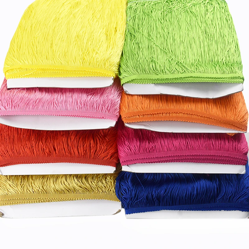 1-5Meters 50cm Long Fringes Tassel Trims Latin Dance Curtain Lace Trimming Sewing Accessories Decoration Tassels Fringe Ribbon view 6