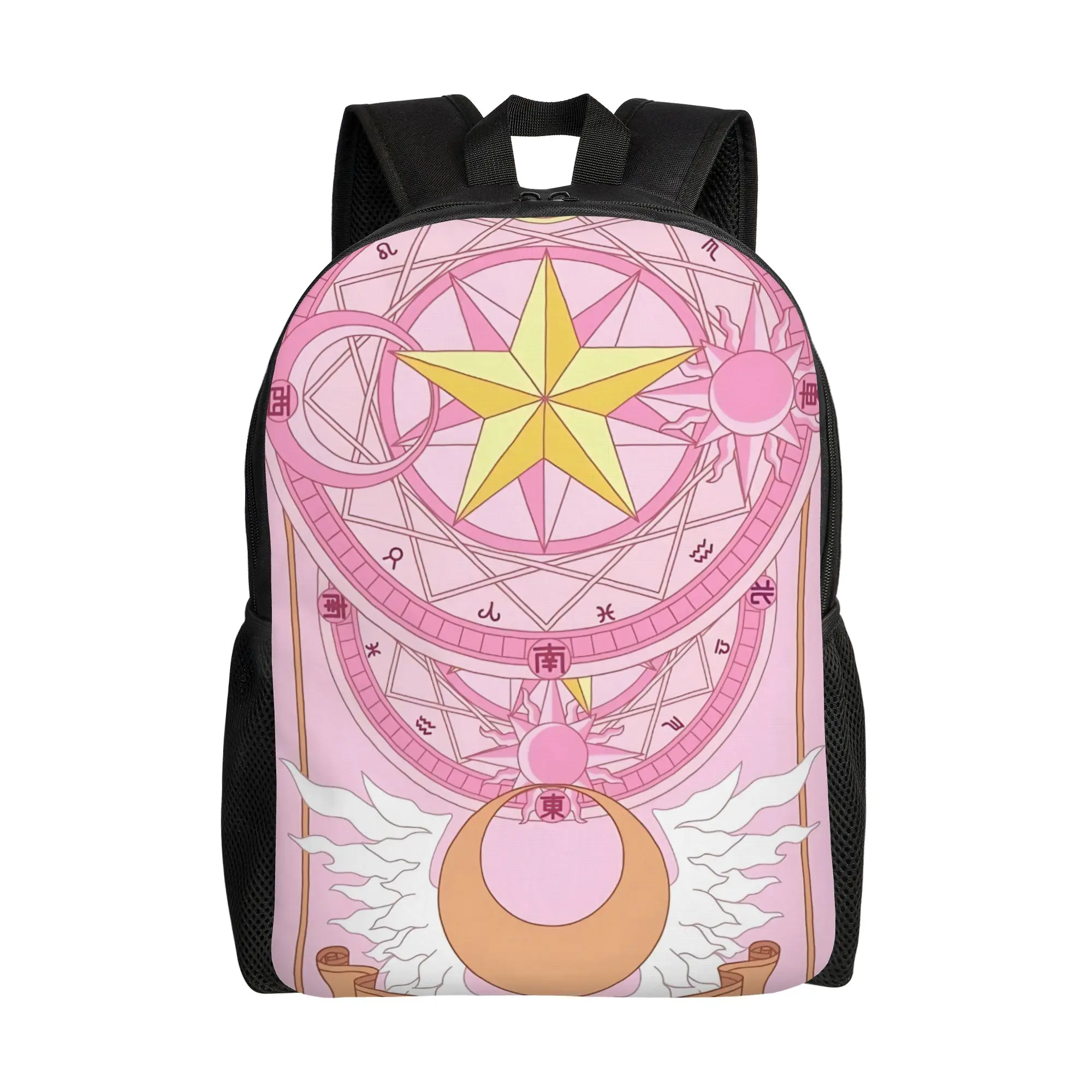 1Piece Backpack Pink New School Year Bookbag Outdoor  Cardcaptor Sakura Back To School Gift New Term Starts