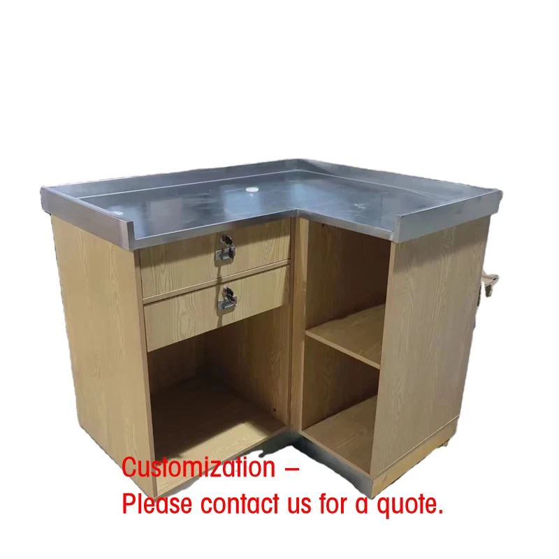 custom.Low Price and High Quality Wooden Supermarket Checkout Shelves Widely Used Can Customize Checkout Counter