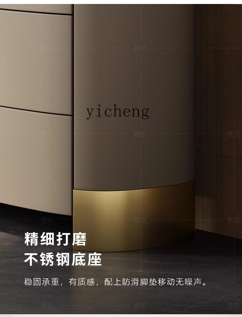 YFY  light luxury chest of drawers modern high-end bedroom painted marble storage drawers three or four bucket cabinets