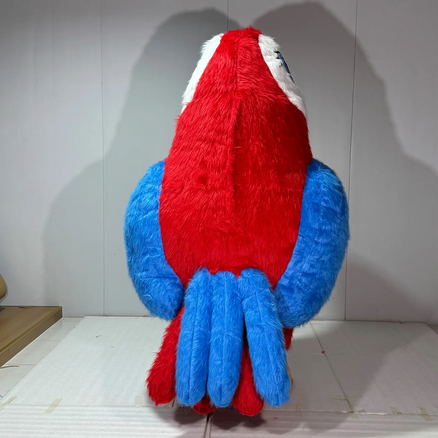 2 متر العملاق نفخ الببغاء زي التميمة الكبار الطيور الكرتون تفجير الملابس هالوين كرنفال الحيوان تأثيري الدعائم الطرف