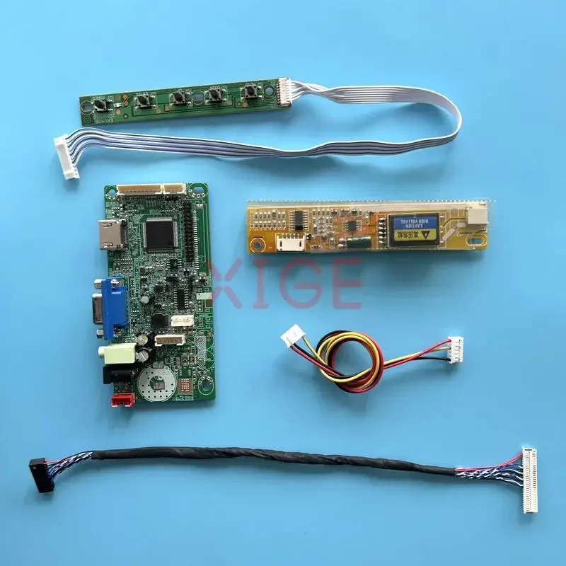 Matrix Driver Controller Card Fit QD14TL01 QD14TL02 N141I1 N141I3 LCD Display 30-Pin LVDS HDMI-Compatible 1280*800 VGA Kit 1CCFL