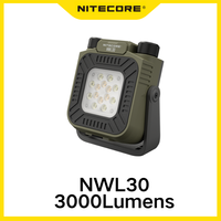 NITECORE  NWL30 Type-C Rechargeable 3000Lumens Wrok Light Cool White+Warm Light Bulit-In 18000mAh Battery