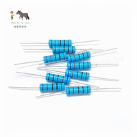 5pcs 5W Metal film resistor 1% 0.1R ~ 10M 0.12R 0.15R 0.33R 1R 1.5R 2R 3R 10R 15R 20R 22R 39R 47R 68R 100R 220R 1K 2K 10K 1M ohm