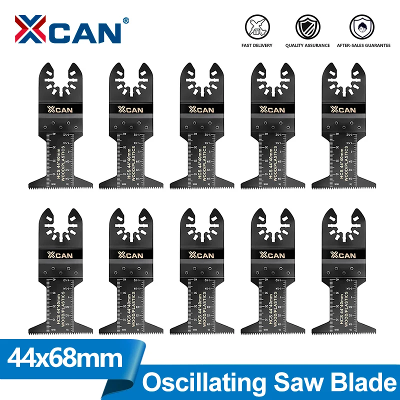 

XCAN 1/10/20/50pcs Oscillating Saw Blades 44mm Multitool Blades Sharp Wear Resistant Oscillating Blades For Wood PVC