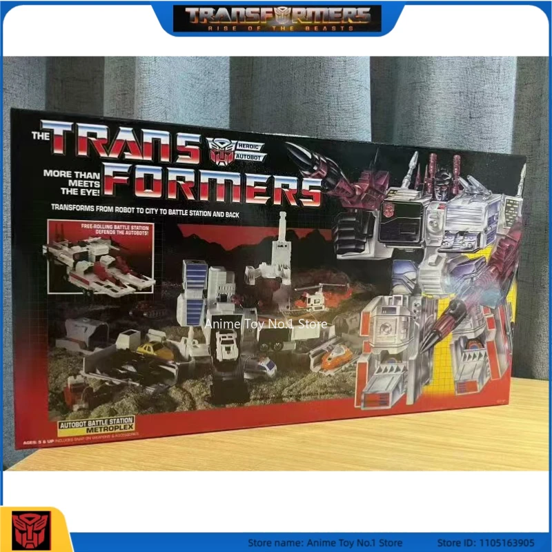 NEW IN STOCK TRANSFORMER  G1 SERIES G1-‌Metroplex Popular Gifts Anime Characters Movie Trends Collect Figures Birthday Gift