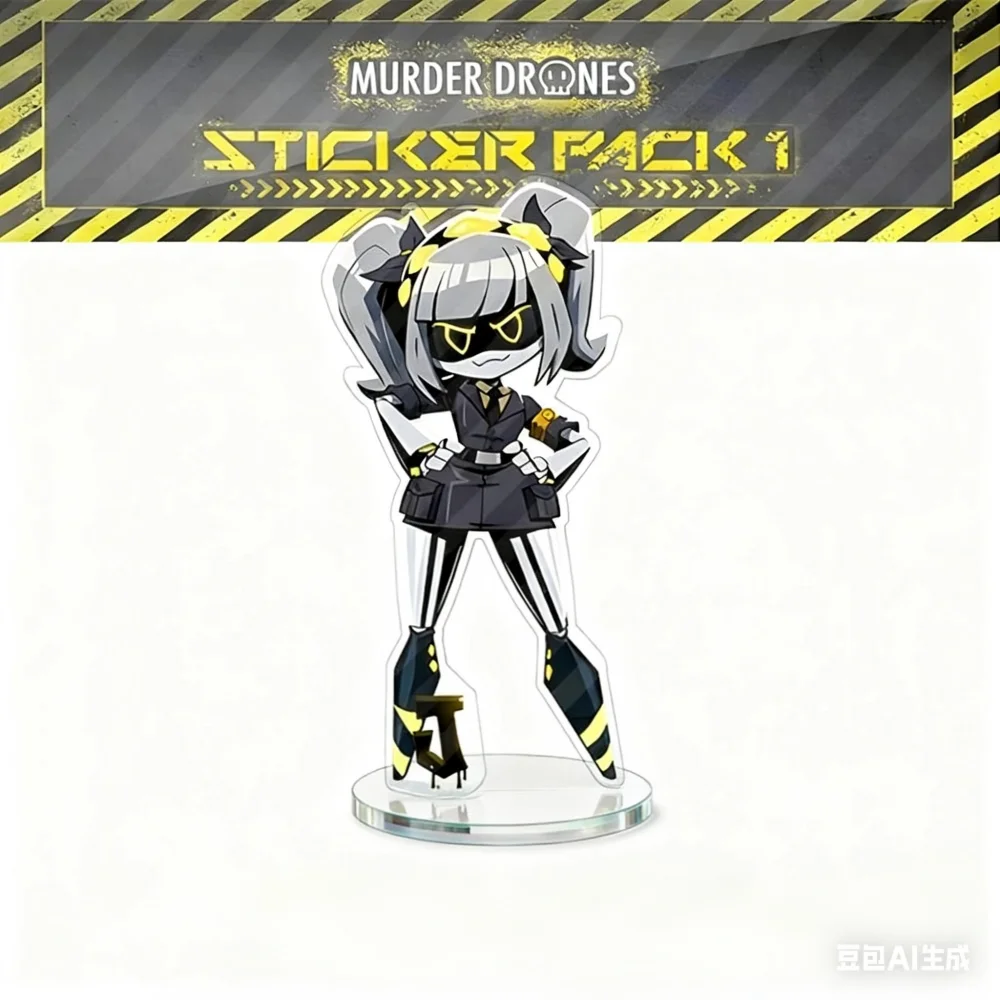 15 سنتيمتر القتل الطائرات بدون طيار الموسم 1 تأثيري عوزي N V J دمية الاكريليك حامل نموذج لوحة زخارف مكتب أنيمي