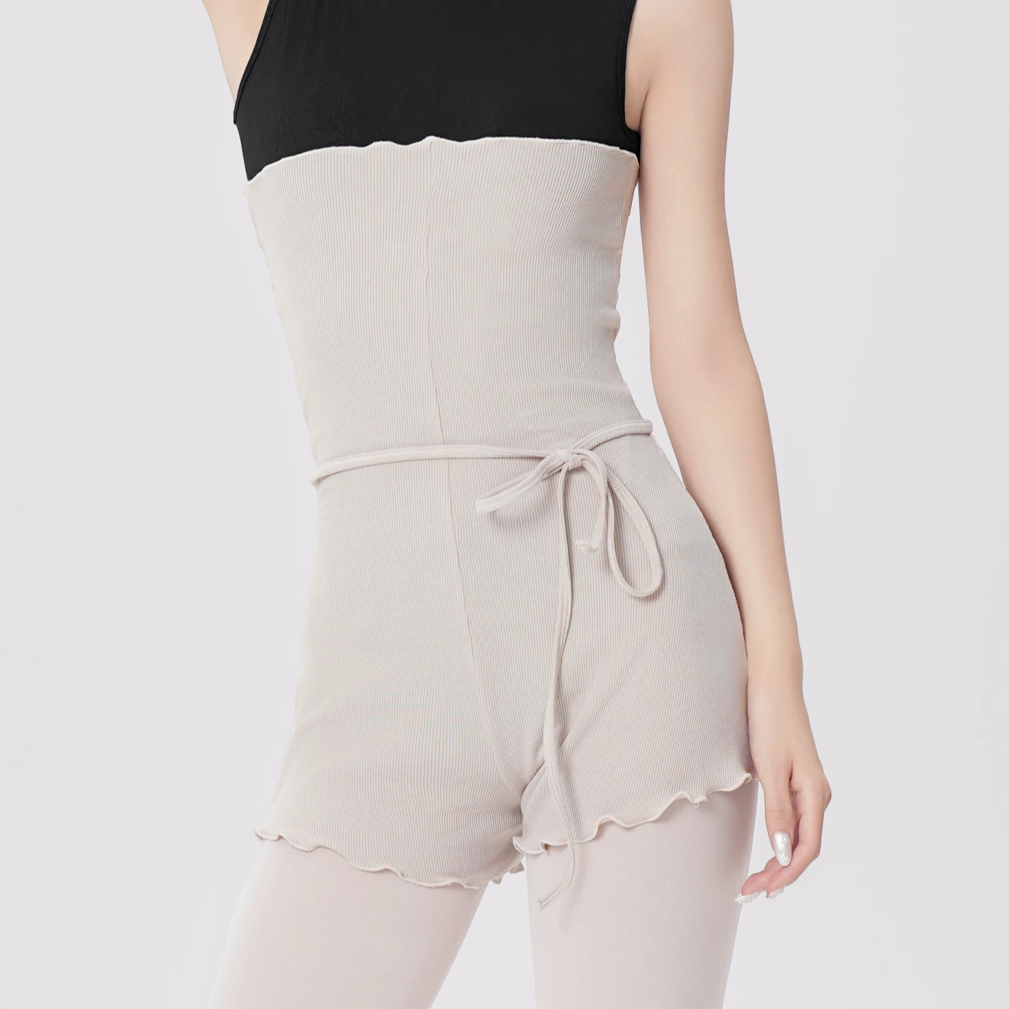 امرأة محبوك الرقص السراويل الخصر دعم الباليه السراويل اليوغا السراويل التدريب الرياضة الرقص السراويل اللياقة البدنية الركض الجري سراويل قصيرة #4