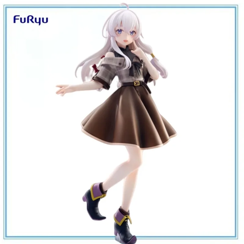 

BANDAI Аутентичная фигурка Majo No Tabitabi-Elaina-Trio-Try-iT, коричневый Coord Ver FuRyu, аниме-фигурки, модель Collectio, игрушка