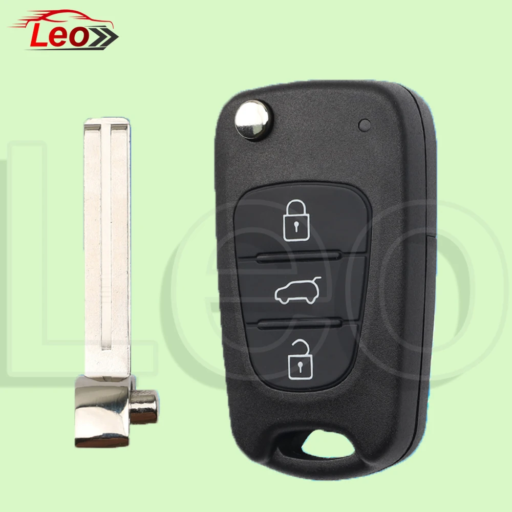 Chave remota flip do carro 433mhz id: 46 chip para kia picanto sportage k5 k2 para hyundai i20 i30 ix35 i35 acento solaris elantra picanto