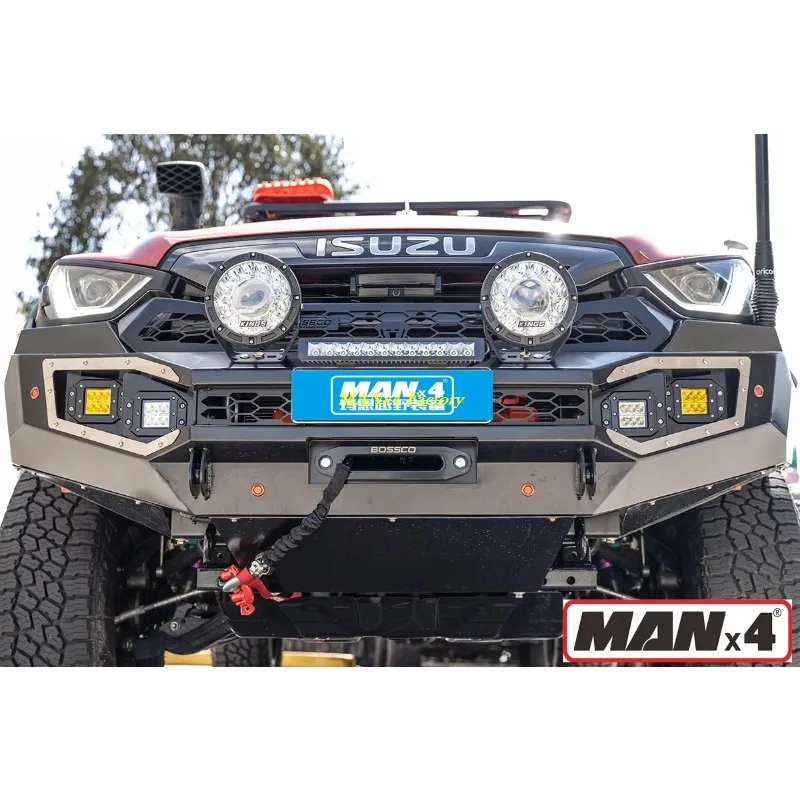 Deluxe Dmax Bull Bar Steel Front Bumper for Isuzu D-max 3rd Gen 2019+