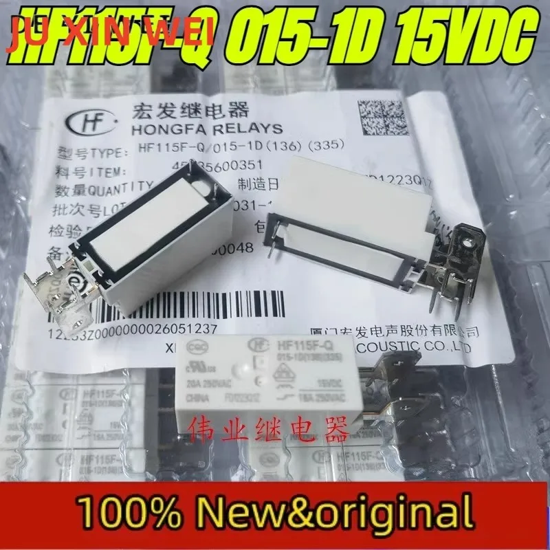 （Brand New Original）10pcs/lot 100% original genuine relay:HF115F-Q 015-1D 15VDC HF115F-Q 012-1H HF115F-Q 006-1H 6pins 20A