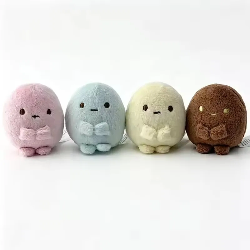 Cross border plush corner bio four-color round cartoon cute plush doll, classmate friend birthday gift