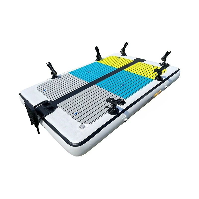 Inflatable boat rubber thickened fishing platform Luya assault folding portable outdoor fishing boat