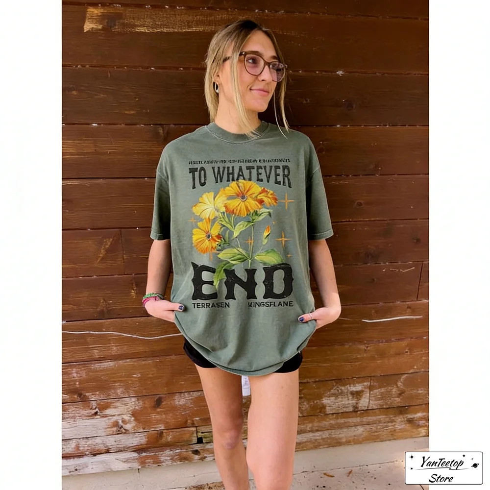 Camiseta feminina de algodão para o que seja final, camisa trono de vidro, citação da cidade crescente, presente de livro, manga curta, tops curtos da moda