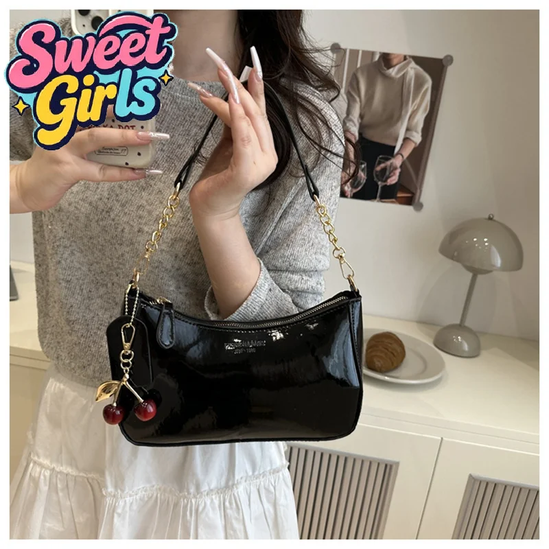 

Ретро однотонная сумка из искусственной кожи на плечо, подмышки, женские модные сумки, повседневные кошельки и сумки, женские сумки