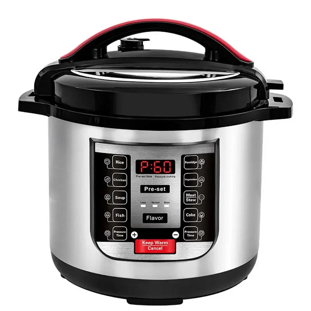 Household 8L Smart Pot Cooker Stainless Steel Non-stick Multi Cooker Electric Pressure Cooker Cuociriso Elettrico Panela Pressao