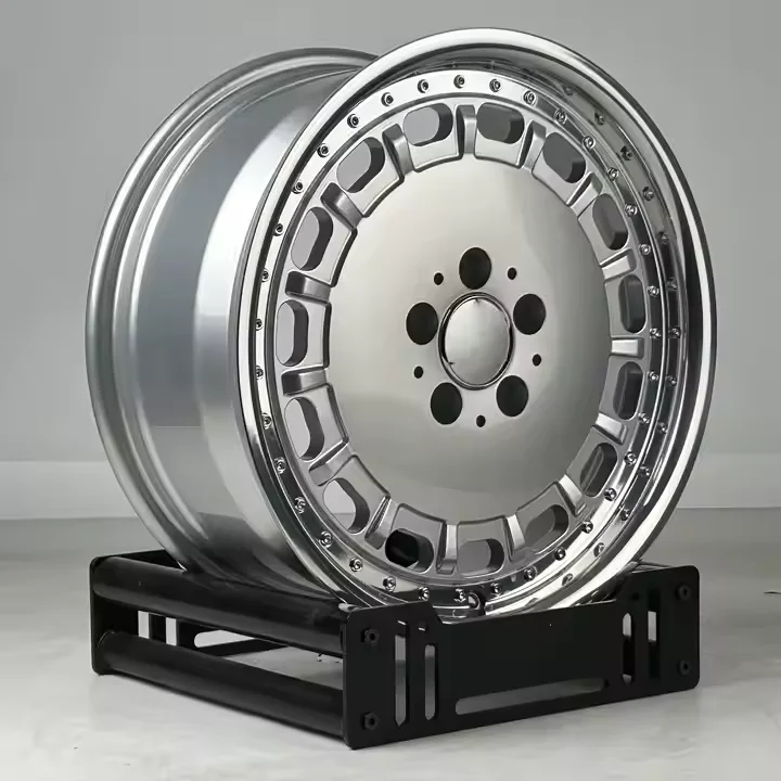 5x112 Wheels 17 18 19 Inch Monoblock Polish Silver Forged Alloy Wheels for Mercedes benz SL W140 W126 E500 W124 E500