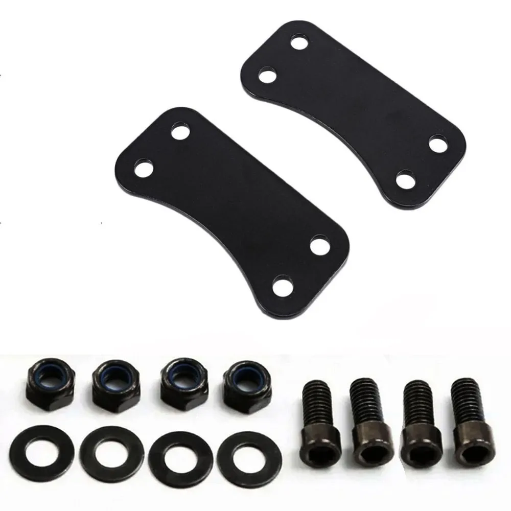 Schwarze Motorrad-Kotflügel-Riser-Lift halterungen für 21-Zoll-Rad-Upgrade auf und neuerer Touring-Harley