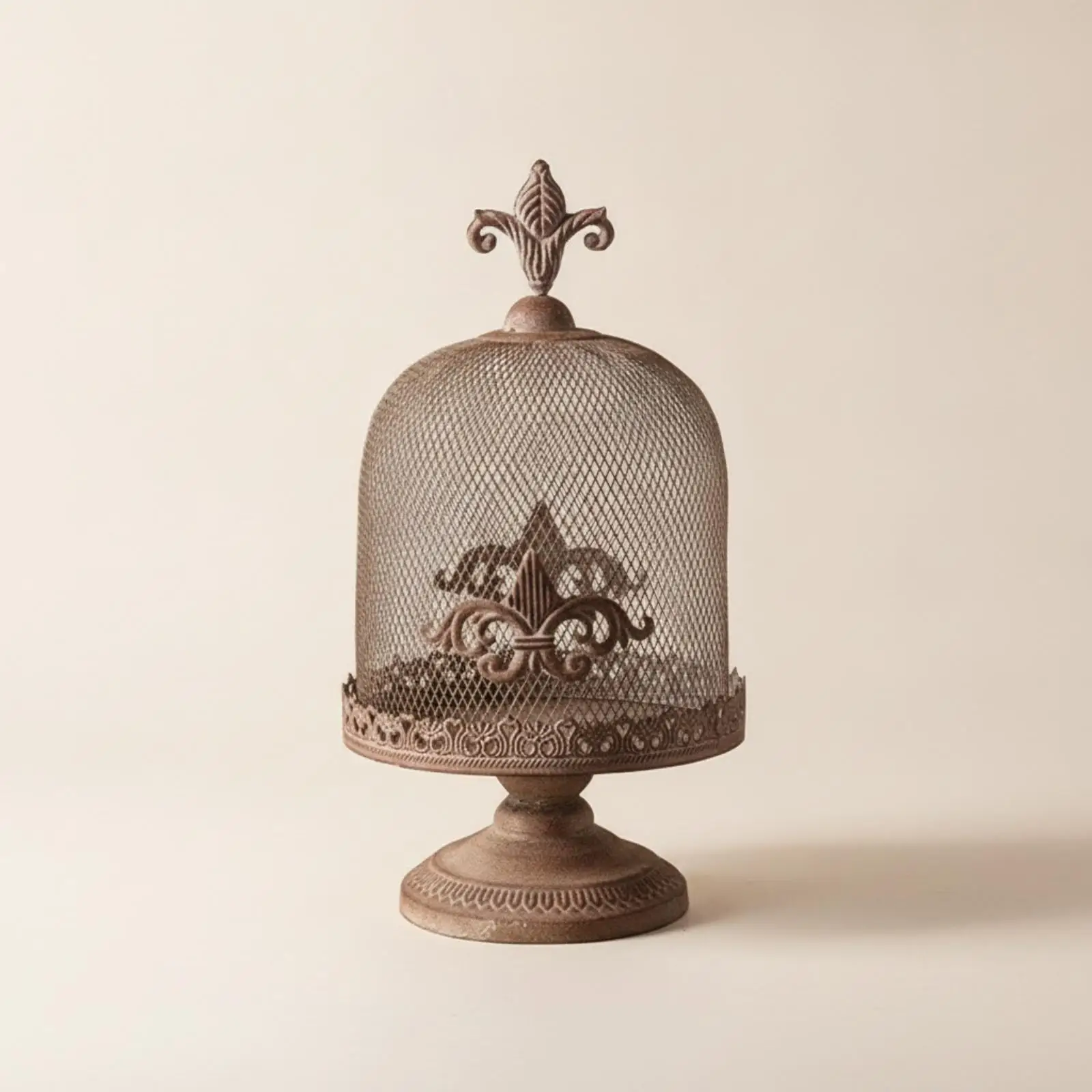Iron Vintage Candle Holder Retro Birdcage Candle Lantern Decorative Lighting for Room Decoration