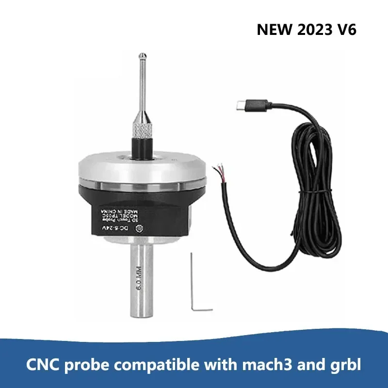 Latest V6 Anti-Roll 3D Touch Edge Finder To Find The Center Desktop CNC Probe Compatible With Mach3 And Grbl