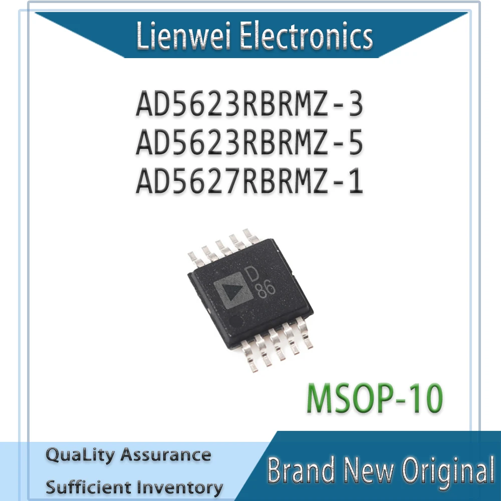

100% New Original AD5623RBRMZ-3 D85 AD5623RBRMZ-5 D86 AD5627RBRMZ-1 DA7 IC Chipset MSOP-10