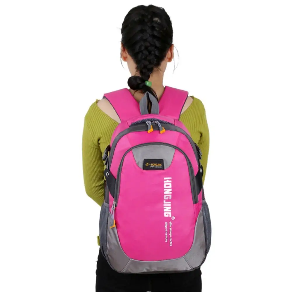 

Large Capacity Travel Backpack Nylon Zipper Outdoor Sports Daypack Polyester Casual Student Rucksack Mountaineering Daypack Men