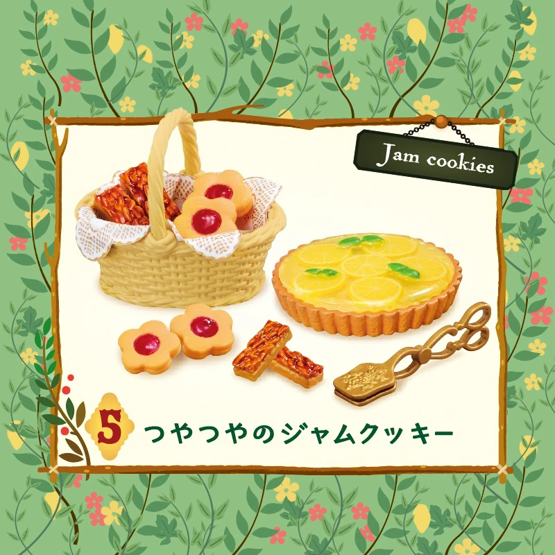 

Genuine Re-Ment Miniature Scene Tree Forest Cake Shop Dessert Bread Simulation Fine Model Collection Blind Box Desktop Ornament