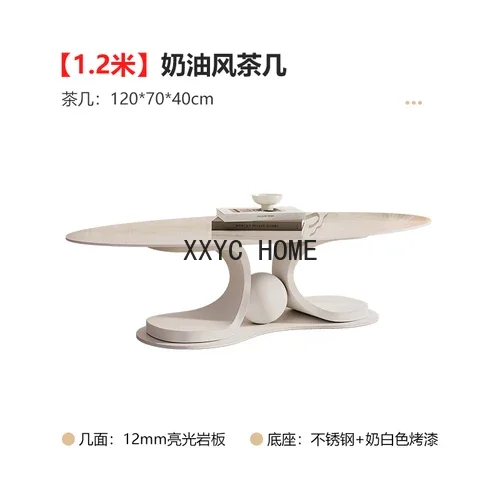 

Комплект чайных столиков в кремовом стиле: простой, современный, скандинавский, дизайнерский, необычной формы, легкий люкс, с каменной столешницей, в стиле Silent Style