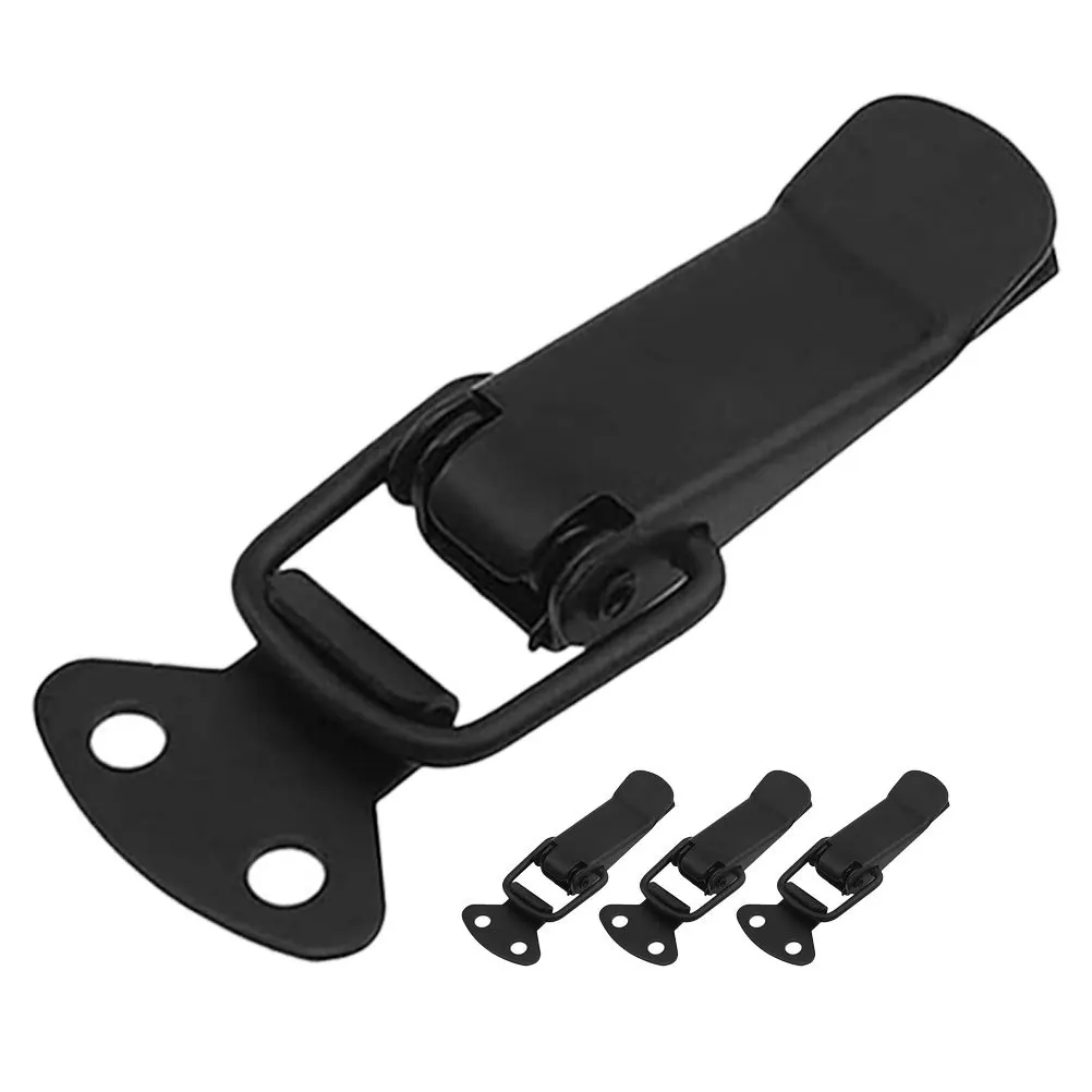 

16pcs Spring Loaded Toggle Latch Heavy Duty Cabinet Door Catch For Boxes Shutters Rv Windows Lids Iron Black