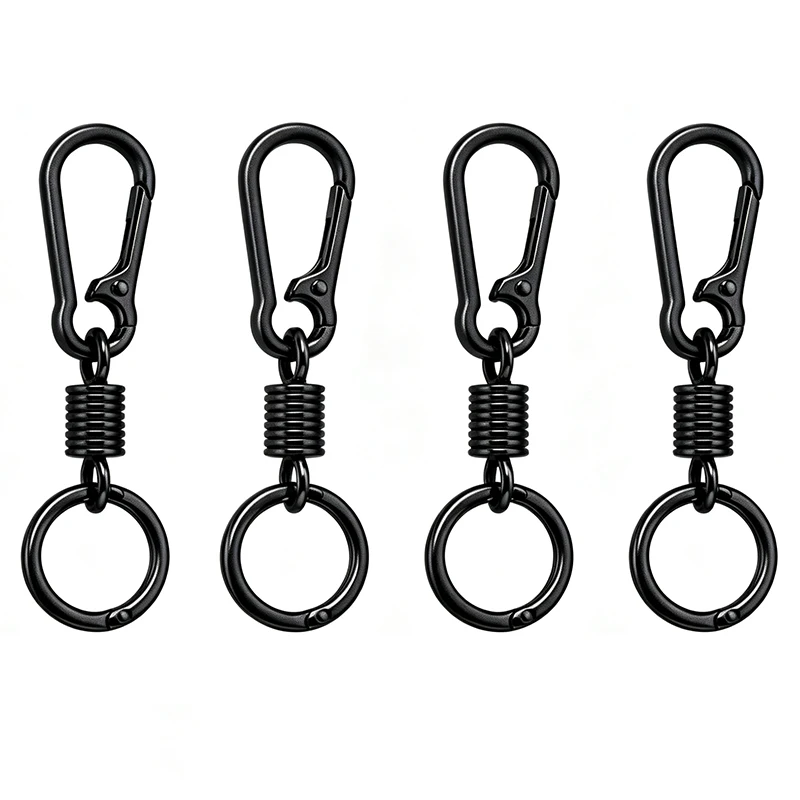 4Pcs Anti Theft Zipper Clips, Double Opening Antitheft Spring Zippers Locks for Travel Backpacks Purse Luggage Suitcase Handbags