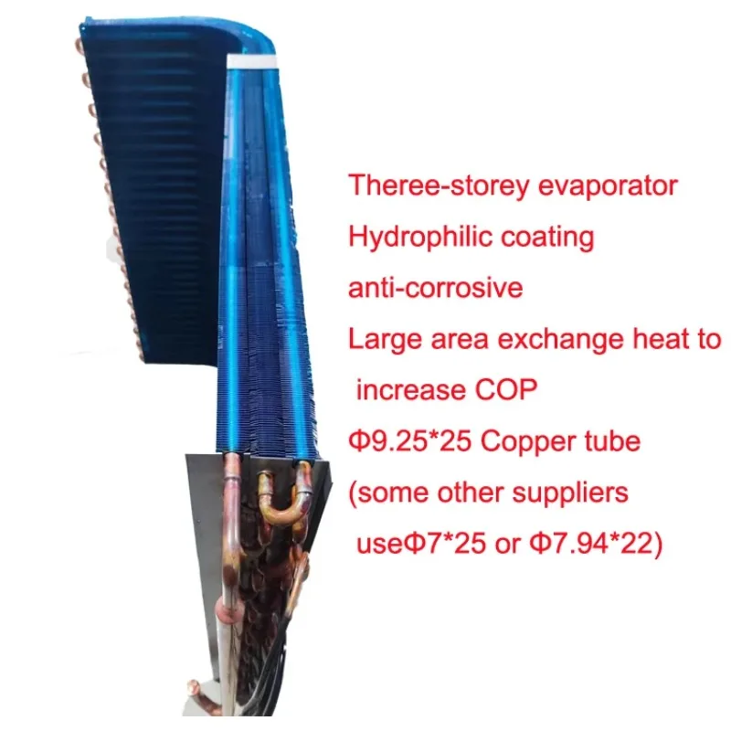 Folansi Pompa Panas Inverter DC Kebisingan Rendah DHW Pendingin Pemanas 14.5kw Sumber Udara Monoblok Inverter DC Pompa Panas Udara Ke Air